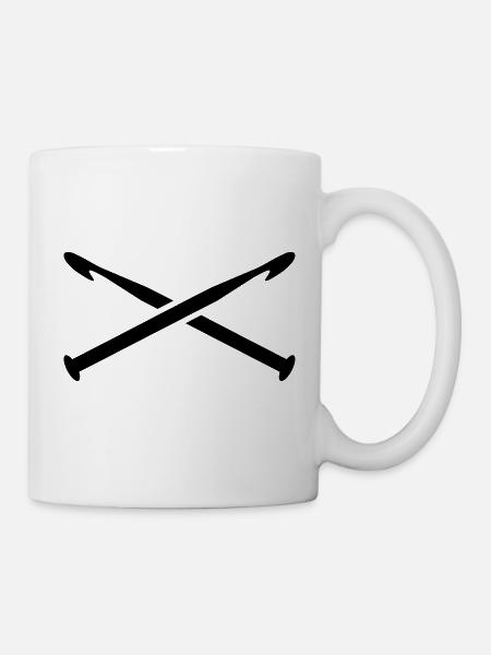 Crochet - Mug blanc - blanc
