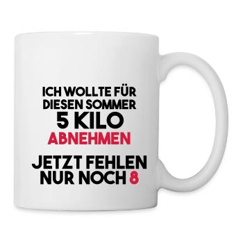 Losing weight for the summer failed - Mug - white - Right