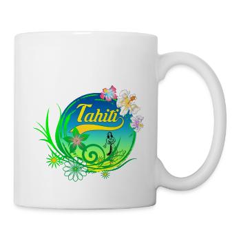 tahiti design 01 - Mug blanc - blanc - Droite