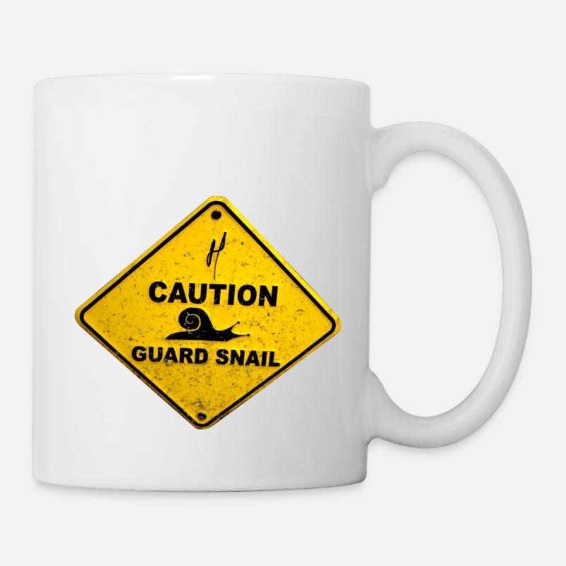 Garde d'escargot - Mug blanc - blanc
