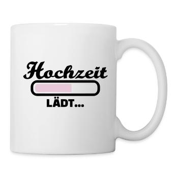Hochzeit - Tasse - Weiß - Rechts