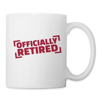 Officially retired - Mug - white - Right
