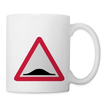 Triangle panel back donkey 209 - Mug - white - Right