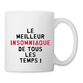 Insomniaque / Insomnie / Noctambule / Sommeil - Mug blanc - blanc - Droite