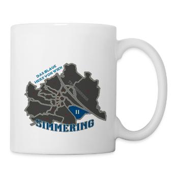 Simmering Wien 11 - Tasse - Weiß - Rechts