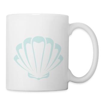 muschel - Tasse - Weiß - Rechts