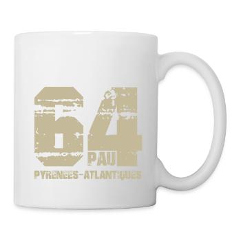 France Aquitaine Pyrénées Atlantiques 64 Pau - Mug blanc - blanc - Droite