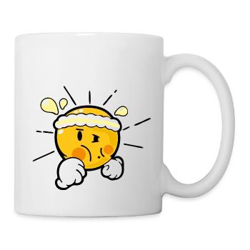 Smiley Running - Mug blanc - blanc - Droite
