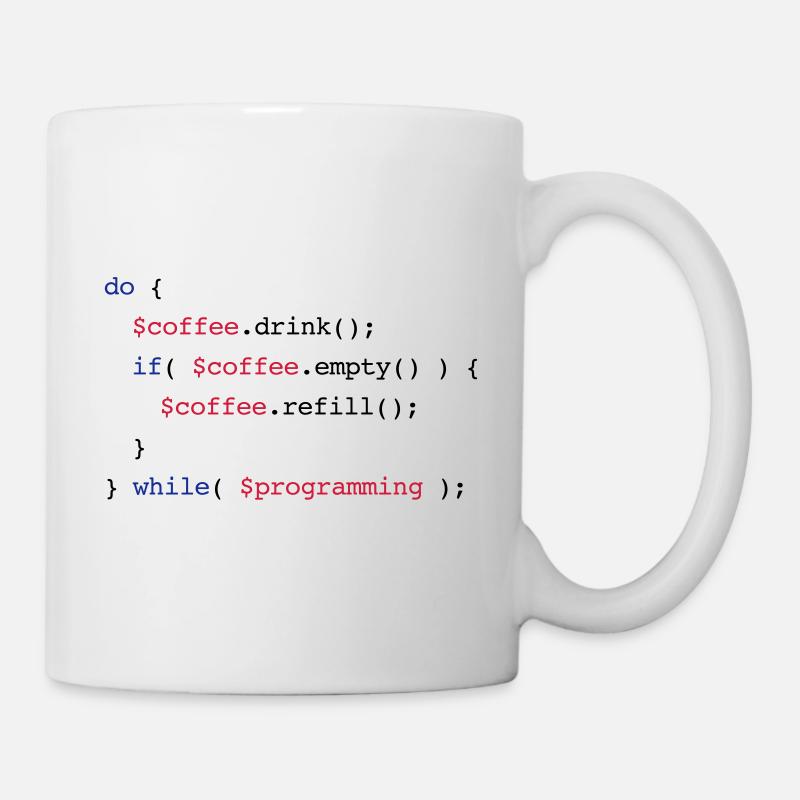 Code Coffee Refill Programming v2 - Mug - white