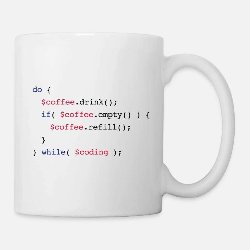 Code Coffee Refill Coding v2 - Mug - white