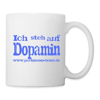 Ich steh auf Dopamin - Tasse - Weiß - Rechts