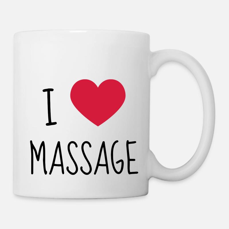 Massage / Masseur / Masseuse / Métier / Job - Mug blanc - blanc