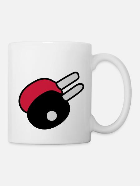 ping pong - Tasse - Weiß
