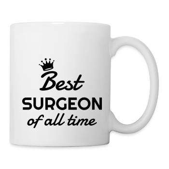 Doctor Arzt Surgeon Chirurg Surgery Chirurgie - Mug - white - Right