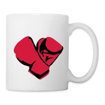Boxing gloves - Mug - white - Right