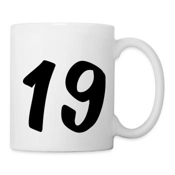 19 - Tasse - Weiß - Rechts