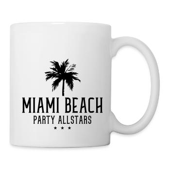 miami beach party allstars - Tasse - Weiß - Rechts
