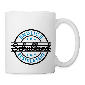 Erstklassig (Schulkind) - Tasse - Weiß - Rechts