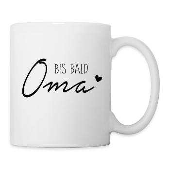 Bis bald, Oma - Tasse - Weiß - Rechts