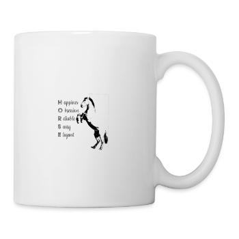 cheval - Mug blanc - blanc - Droite