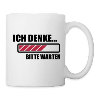 Ich denke - Tasse - Weiß - Rechts