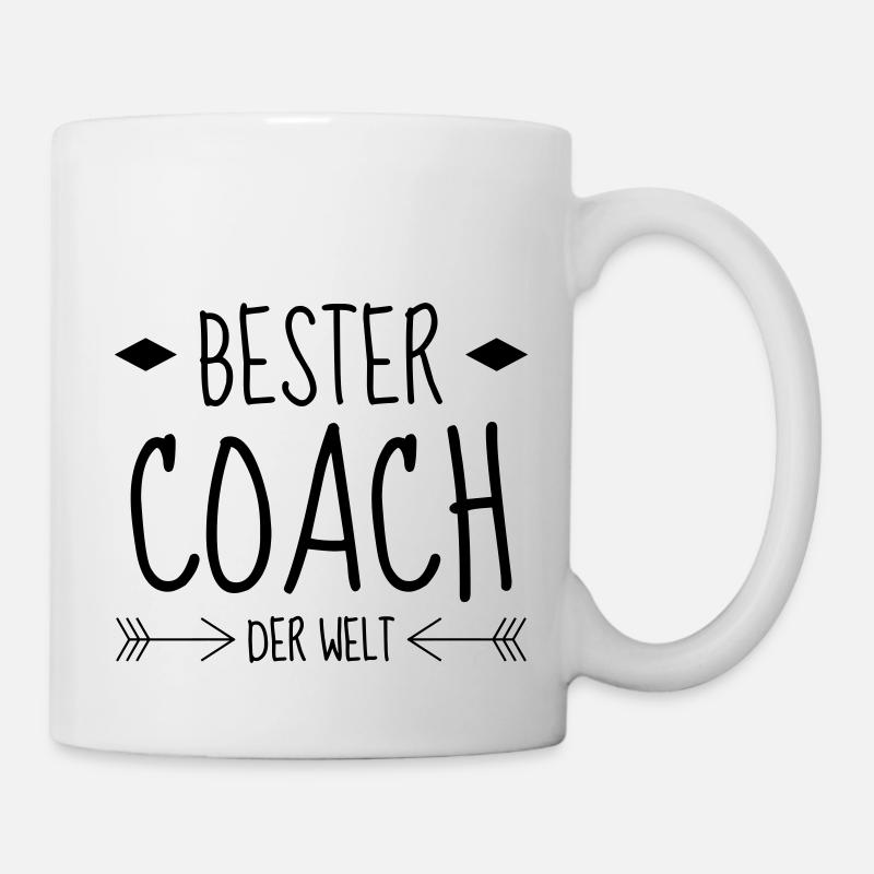 Coach / Coaching / Entraineur / Sport - Mug blanc - blanc