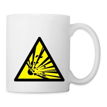 explosion - Tasse - Weiß - Rechts
