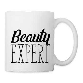 beauty expert - Tasse - Weiß - Rechts