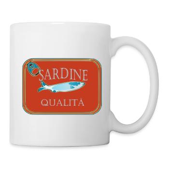 CAN OF QUALITY SARDINES - Mug - white - Right