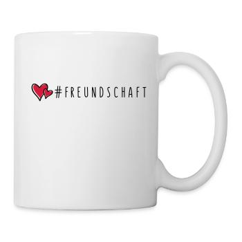 freundschaft herzen - Tasse - Weiß - Rechts
