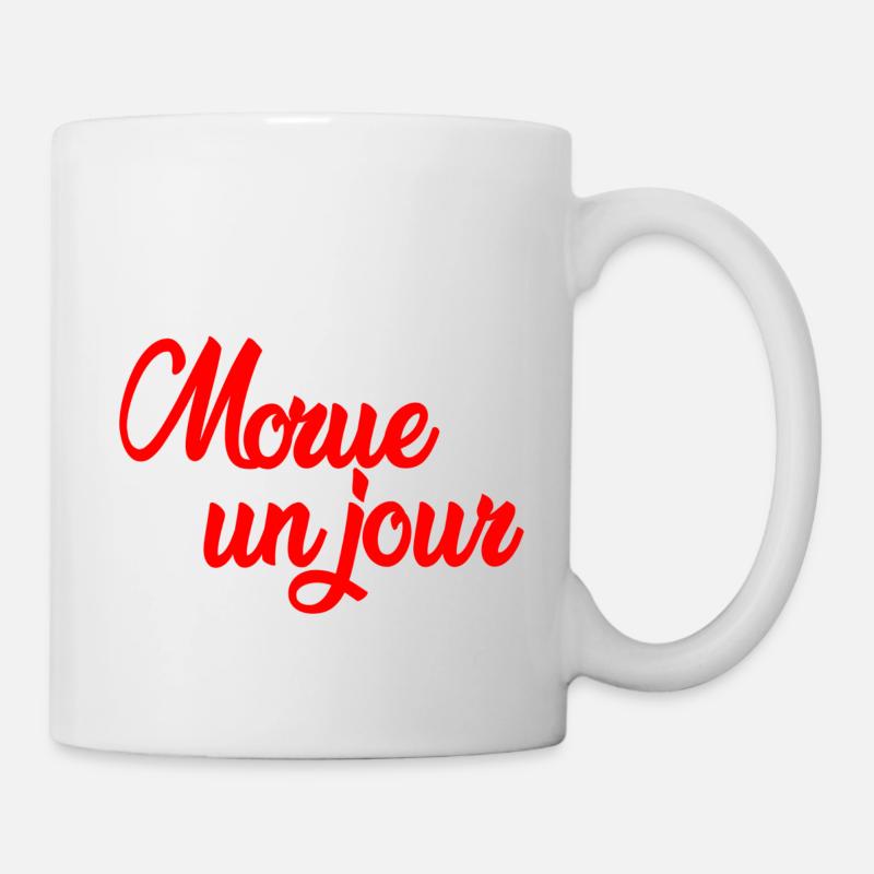 morue un jour morue toujours - Mug blanc - blanc