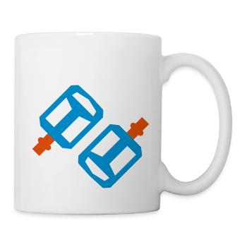 Conception de matériel de vélo cool - Mug blanc - blanc - Droite