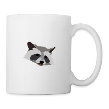 Racoon - Mug blanc - blanc - Droite