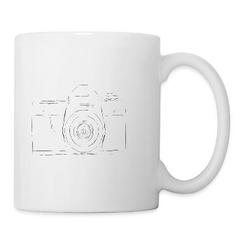 Appareil photo, appareil photo vintage, , vieil appareil photo, vieux - Mug blanc - blanc - Droite