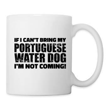 Portugiesischer Wasserhund - Tasse - Weiß - Rechts