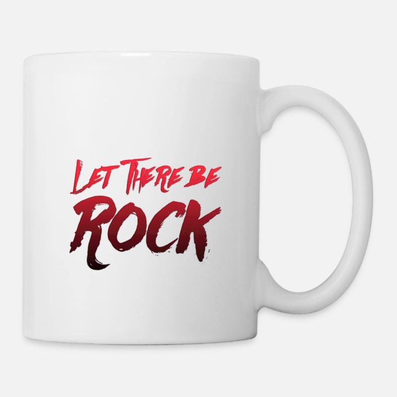Let there be rock - Tasse - Weiß