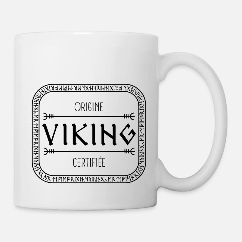 origine viking certifiée - Mug blanc - blanc