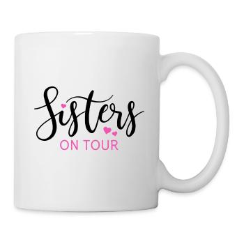 Sister Sisters Siblings Sisters on tour - Mug - white - Right