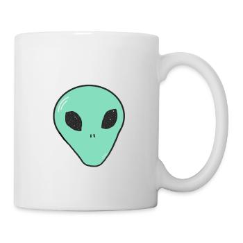 Alien - Tasse - Weiß - Rechts