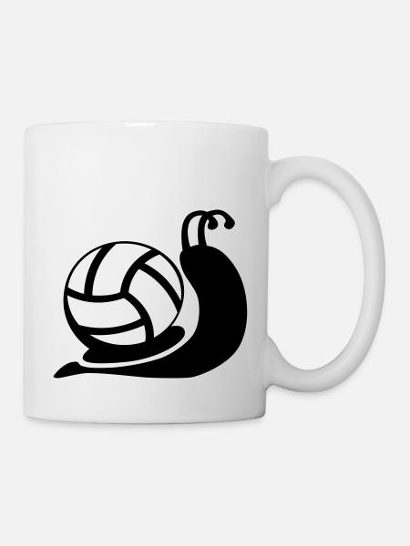 Volleyball snail - Mug - white