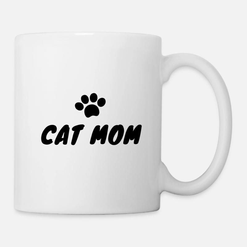 Design cat mom - Mug blanc - blanc