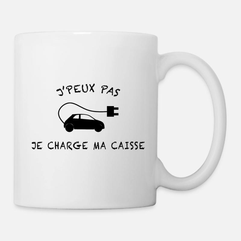J'peux pas je charge ma caisse - Mug blanc - blanc