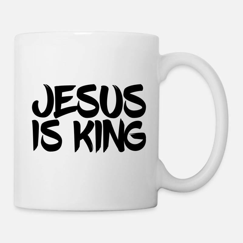 Jésus est roi. Dieu Christ Roi - Mug blanc - blanc