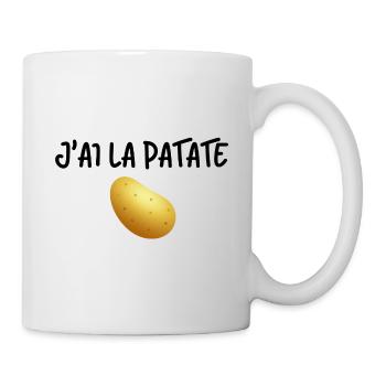 J'ai la patate. T-shirt blague - Mug blanc - blanc - Droite