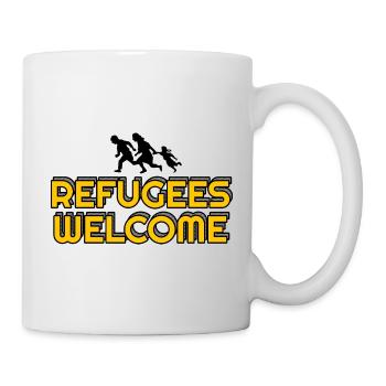 Refugees Welcome - Mug - white - Right