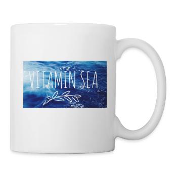 Vitamin Meer - Tasse - Weiß - Rechts