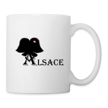 Alsace headdress - Mug - white - Right