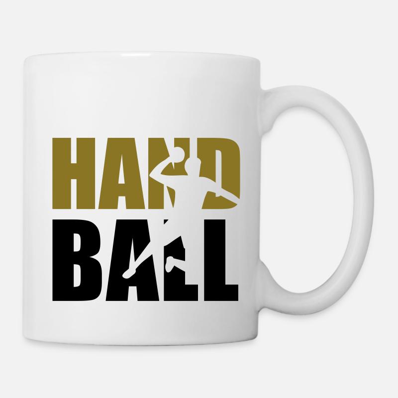 Handball - Tasse - Weiß
