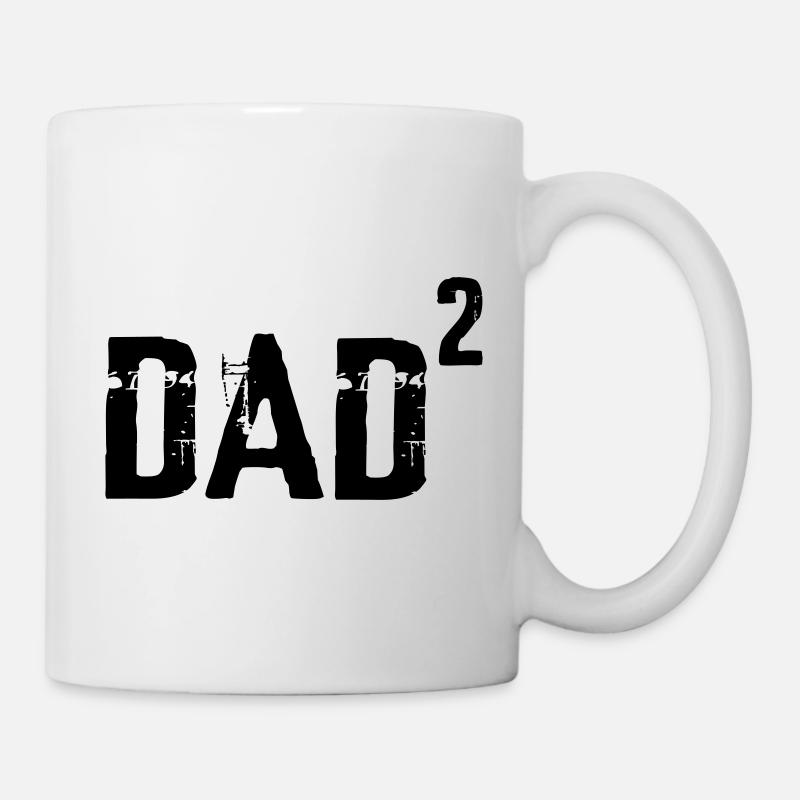 Zwillinge Vater Papa Zwillingspapa Eltern Dad Fun - Tasse - Weiß