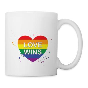 Love Wins - Mug - white - Right
